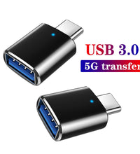 USB - C male to USB - A female 3.0 Adapter (Pack - of - 2) - Zinech Store